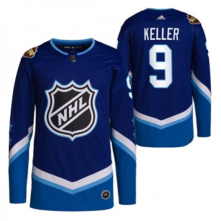 Pánské Hokejový Dres Arizona Coyotes Clayton Keller 9 2022 NHL All-Star Modrý Authentic